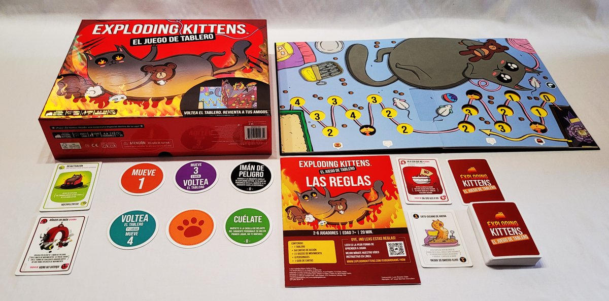 📢Reseña👇

Exploding Kittens: El Juego de Tablero da una nueva vida al popular juego de cartas de gatitos explosivos

2d6mag.es/rese%C3%B1as/8…

#juegos #juegosdemesa #explodingkittens 
<a href="/gameofkittens/">Exploding Kittens</a> <a href="/Asmodee_es/">asmodee</a>