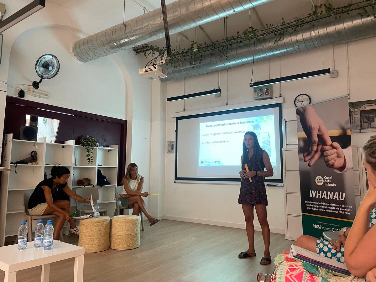 HiSS Hub d'Innovació Social i Sanitària (@hisshubinnova) on Twitter photo El projecte Whanau, impulsat pel <a href="/casalinfants/">Casal dels Infants</a> i la Fundació Hospital Sant Pere Claver a la segona crida del Programa Transforma del HiSS, celebra una jornada per compartir resultats, aprenentatges i reptes de futur de la iniciativa.
Durant la sessió també s’ha presentat el model El projecte Whanau, impulsat pel <a href="/casalinfants/">Casal dels Infants</a> i la Fundació Hospital Sant Pere Claver a la segona crida del Programa Transforma del HiSS, celebra una jornada per compartir resultats, aprenentatges i reptes de futur de la iniciativa.
Durant la sessió també s’ha presentat el model