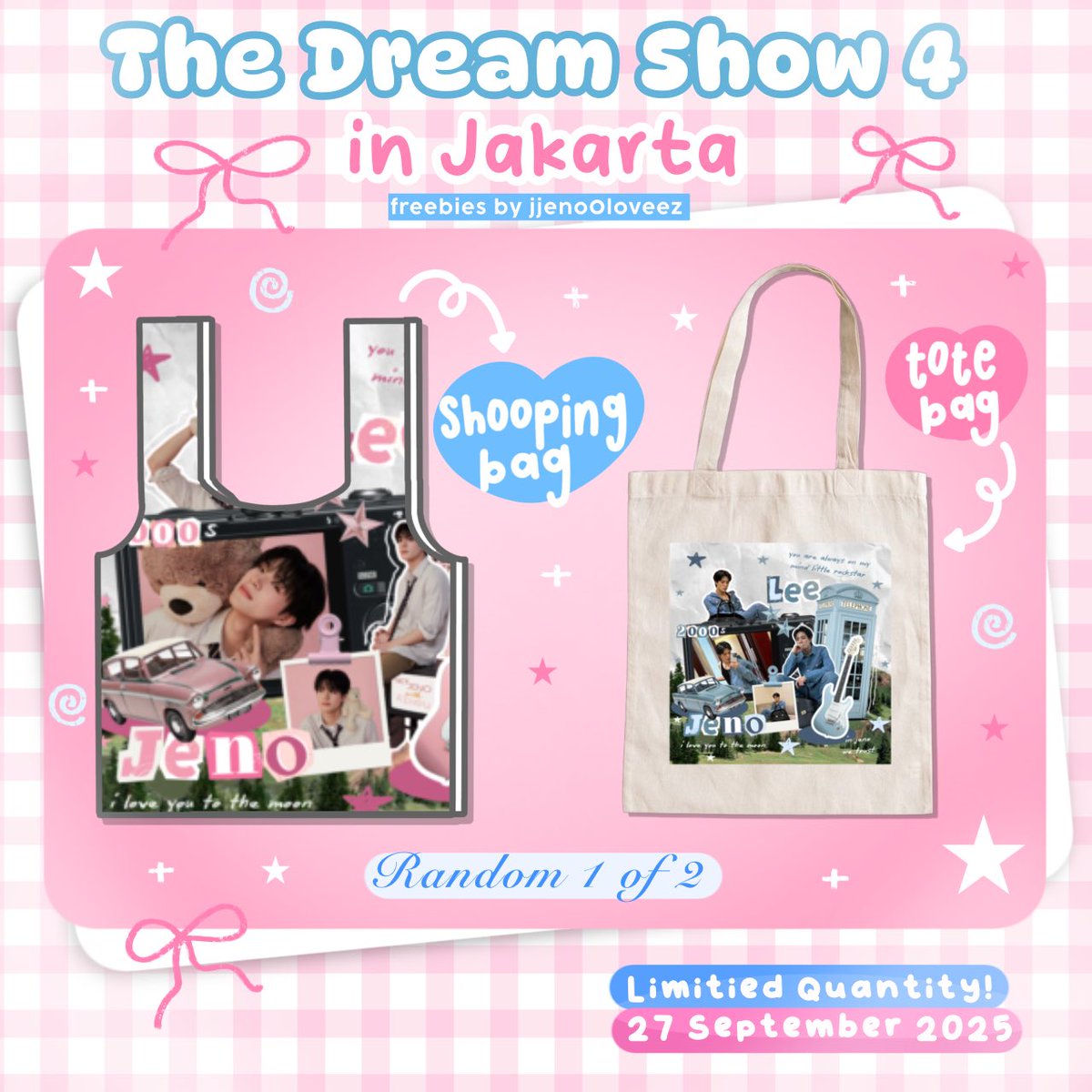 jjenoOloveez's tweet photo. 🌷𝐅𝐫𝐞𝐞𝐛𝐢𝐞𝐬 𝐓𝐃𝐒 𝟒 𝐢𝐧 𝐉𝐚𝐤𝐚𝐫𝐭𝐚 𝐛𝐲 @jjenoOloveez 🌷 

 𝐇𝐨𝐰 𝐭𝐨 𝐜𝐥𝐚𝐢𝐦 <𝟑 .ᐟ 
❀. like &amp;&amp; rt this post 
❀. say “hi” kalau ketemu aku di venue nanti  
❀. kinda tag me if you get the freebies 
 
Jakarta internasional stadium ──★ ˙🍓 ̟ !! https://t.co/LOBJpWT561