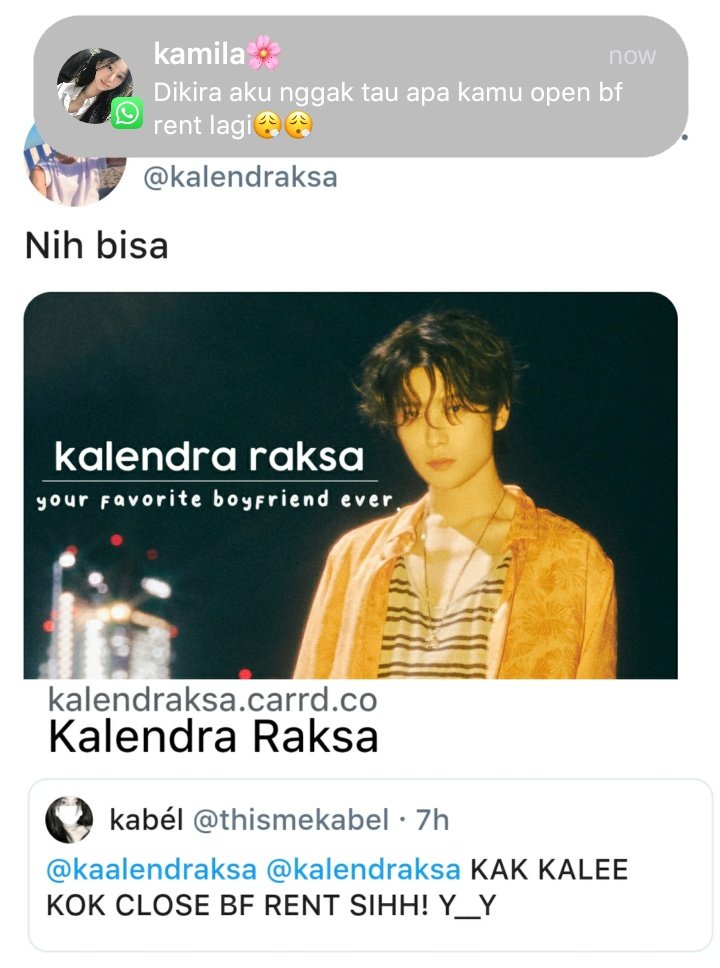 — bf rent! #kalemila
a jaehyun few tweets au