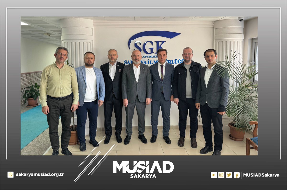 SGK İl Müdürümüz Sn. Erhan Çavuş’u, Başkanımız Ahmet Cihan ve Yönetim Kurulu Üyelerimizle birlikte makamında ziyaret ettik.

Nazik ev sahipliği için teşekkür eder, işlerinde kolaylıklar dileriz.
