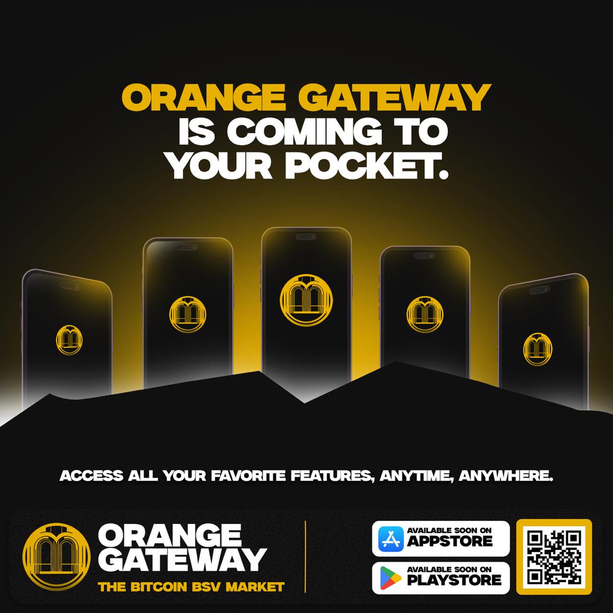 JharedOnChain's tweet image. Orange Gateway is almost here!
BSV in your pocket anytime, anywhere.
#OrangeGateway #CryptoApps #Web3Tools