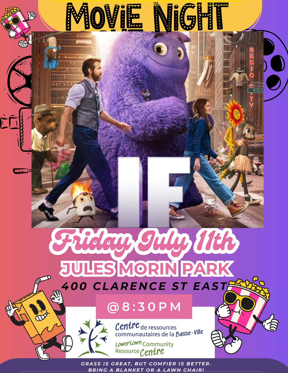 CRCBV - LCRC / Basse-Ville - Lowertown (@crcbv) on Twitter photo CE SOIR dans le parc Jules Morin - Soirée cinéma gratuite ! / HAPPENING TONIGHT in Jules Morin Park - Free Movie Night !!!
<a href="/PlanteSteph613/">Stéphanie Plante 🇨🇦🇨🇭</a> <a href="/OCH_LCO/">OCH_LCO</a> <a href="/MyLowertown/">Lowertown / Basse-Ville Ottawa</a> CE SOIR dans le parc Jules Morin - Soirée cinéma gratuite ! / HAPPENING TONIGHT in Jules Morin Park - Free Movie Night !!!
<a href="/PlanteSteph613/">Stéphanie Plante 🇨🇦🇨🇭</a> <a href="/OCH_LCO/">OCH_LCO</a> <a href="/MyLowertown/">Lowertown / Basse-Ville Ottawa</a>
