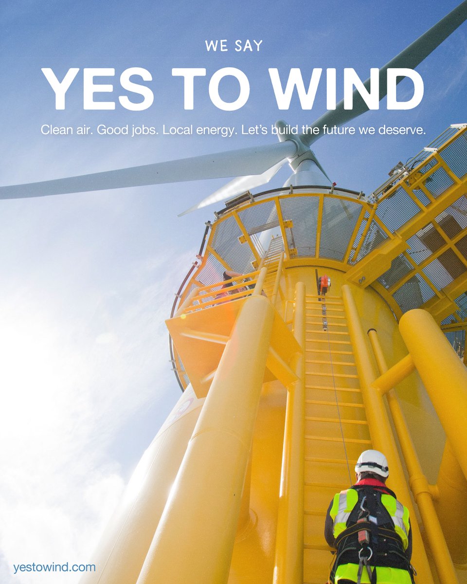 Clean power. Local jobs. Offshore wind creates American jobs and reduces our dependence on foreign fuels. Sign the #YestoWind petition  actionnetwork.org/petitions/east…