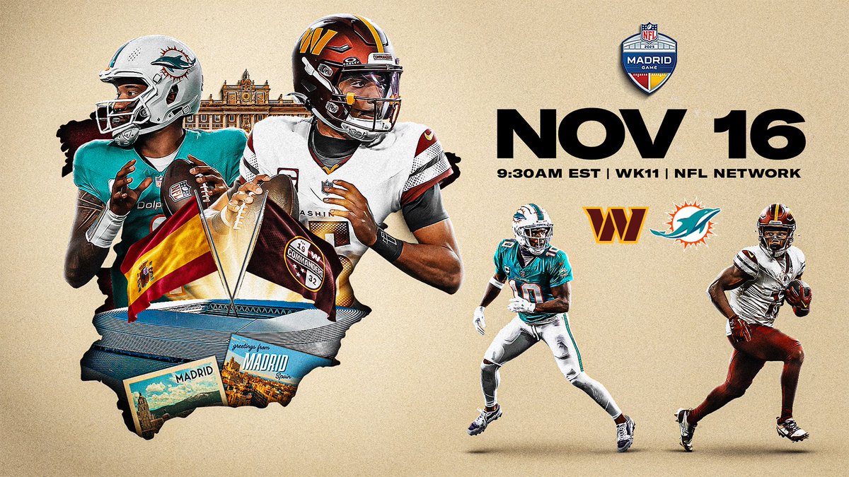 LibyanRed's tweet image. SELLING

NFL international game - Madrid @ Santiago Bernabéu Stadium

 Washington Commanders vs. Miami Dolphins

Block 528 x4 adults