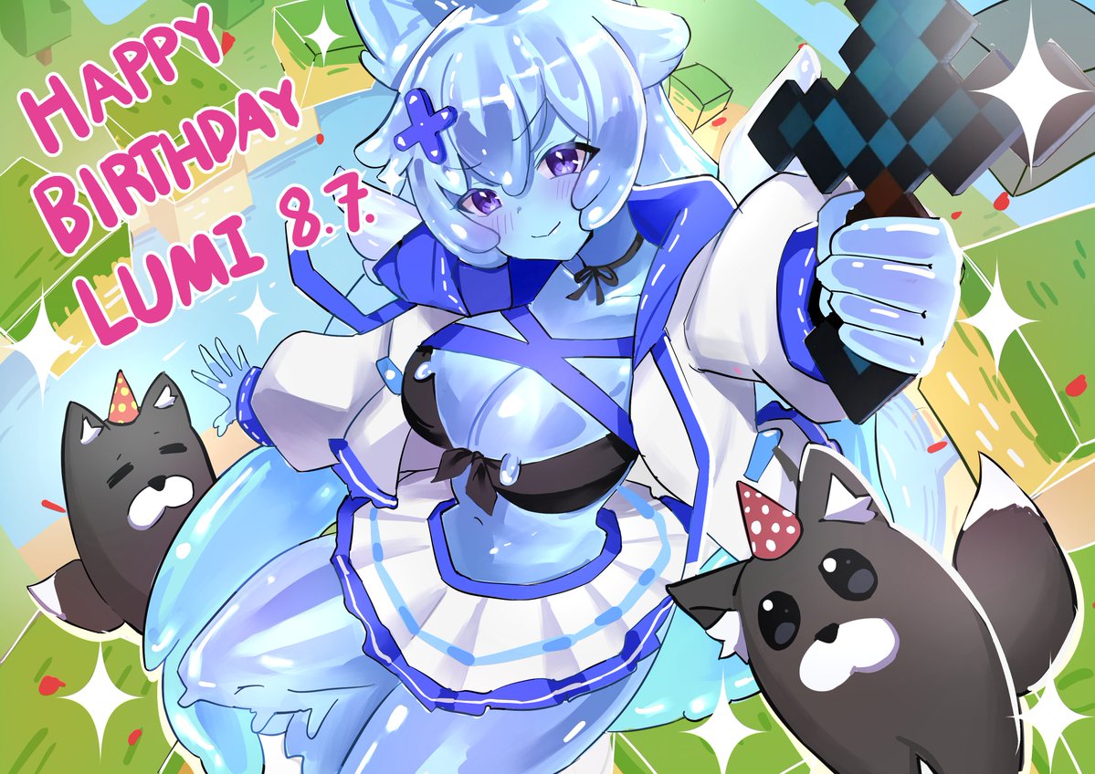 astralinetv's tweet image. Here’s to more adventures and unforgettable memories together!🐺❄️💙
Wishing our gamer wolf @Lumituber a wonderful birthday! 🎂
#ASTRALINE #lumituber #lumiart