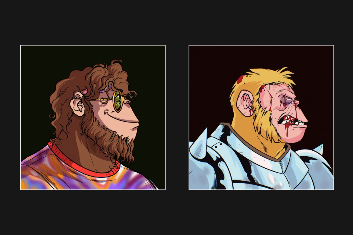 Villagers NFT (@villagers_nft) on Twitter photo To celebrate Chapter 2 of The Villagers game, <a href="/foursixsix/">F◎ursixsix</a> (a Villagers holder himself) has created 4 unique Villagers-themed Ape X apes, one of which will be given away as a prize, and the rest of which will be auctioned off in $WOOOO on the website. What will you bid? To celebrate Chapter 2 of The Villagers game, <a href="/foursixsix/">F◎ursixsix</a> (a Villagers holder himself) has created 4 unique Villagers-themed Ape X apes, one of which will be given away as a prize, and the rest of which will be auctioned off in $WOOOO on the website. What will you bid?