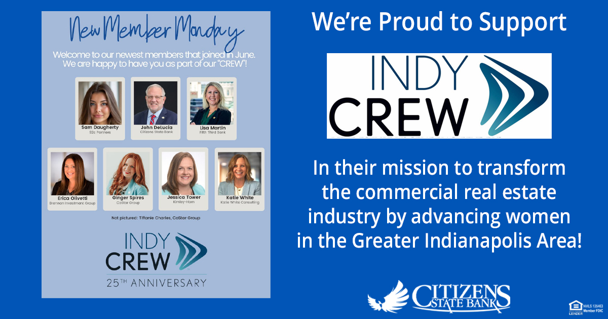 ✨ We’re excited to share that we're now a proud member of IndyCREW, and honored to support their mission to transform the commercial real estate industry by advancing women across the Greater Indianapolis area.
Here’s to growth, connection, and meaningful change!