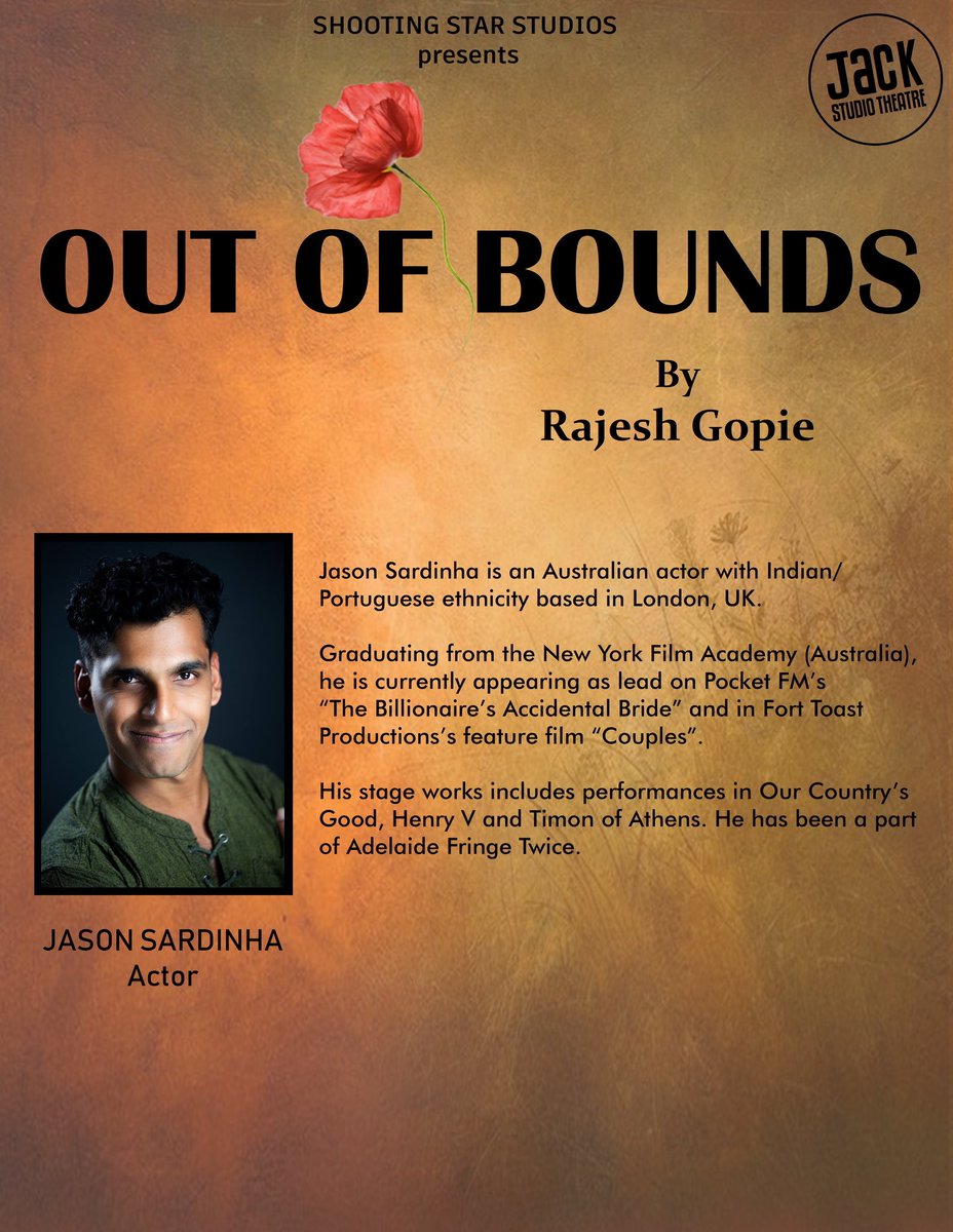 Shooting Star Studios (@pro_shootingss) on Twitter photo Meet the actor - Jason Sardinha.
1 actor, 31 characters - An award winning solo show “Out of Bounds” is back - A very few tickets available <a href="/BrocJackTheatre/">Jack Studio Theatre</a> BOOK NOW: brockleyjack.co.uk/jackstudio-ent… Meet the actor - Jason Sardinha.
1 actor, 31 characters - An award winning solo show “Out of Bounds” is back - A very few tickets available <a href="/BrocJackTheatre/">Jack Studio Theatre</a> BOOK NOW: brockleyjack.co.uk/jackstudio-ent…