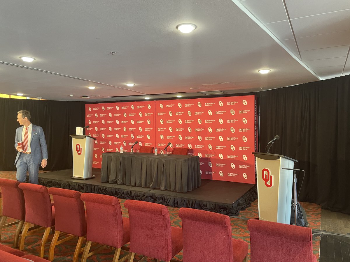 Here for the Joe Castiglione press conference #Sooners