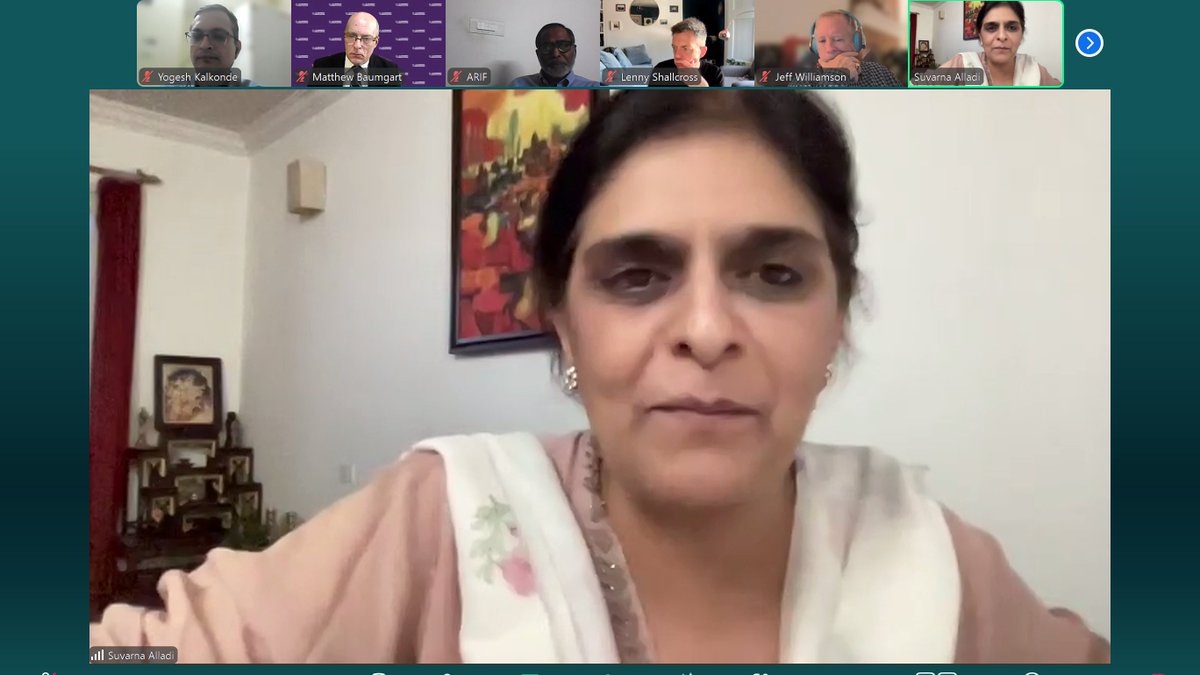 WorldDementia's tweet image. Opening the floor for discussion, series Chair @alladi_suvarna weaves together key insights on science, policy and practice discussed by today's presenters.