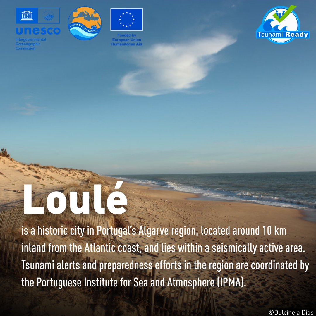 🇵🇹 Loulé: Culture Meets Seismic Preparedness in Algarve 🌊

As part of CoastWAVE 2.0, Loulé is working towards Tsunami Ready recognition, integrating risk management into urban planning and community education. 📡🌐

#TsunamiReady #DisasterPreparedness #CoastWAVE #UNESCOIOC