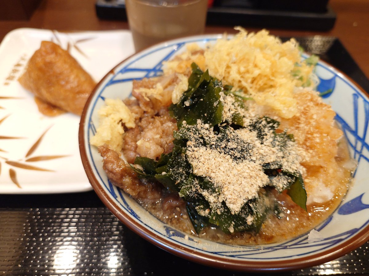 久しぶりの丸亀製麺
鬼おろし肉ぶっかけ
めちゃ美味し！
