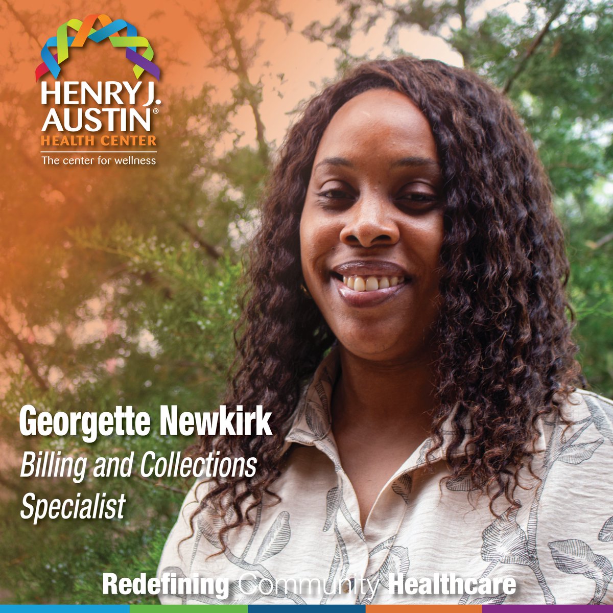 Meet Georgette Newkirk, our Billing &amp; Collections Specialist at HJAHC! Her compassion, precision, and dedication help make a real impact behind the scenes of patient care. 👏 #TeamHJAHC #EmployeeSpotlight