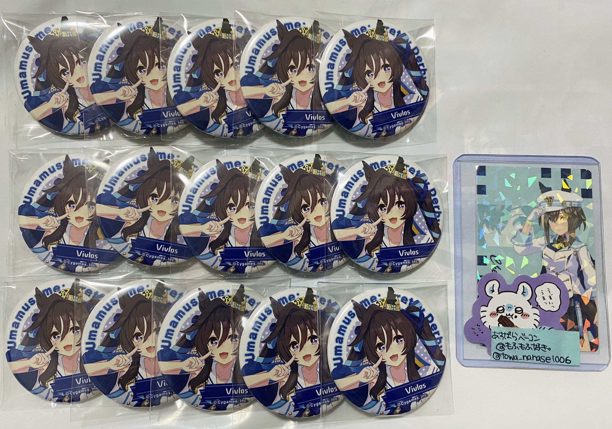 ウマ娘 ヴィブロス 缶バッジ キャラバッジ 10点 - メルカリ