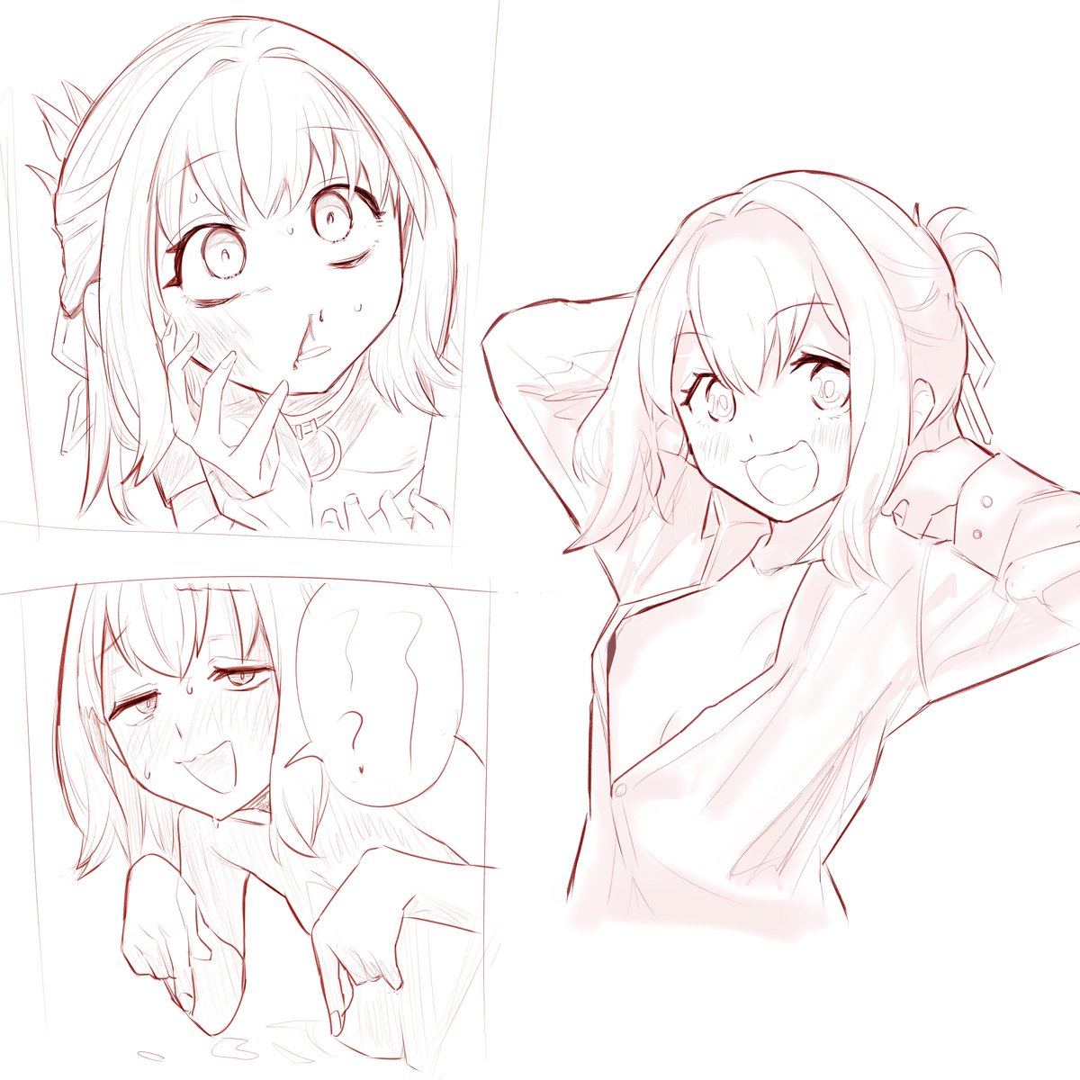 尾鳥たん模写
表情豊かで可愛い