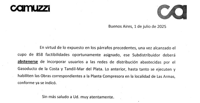 BarreraGusOk's tweet photo. 🔴 ESTE ES EL RESULTADO DE LA "OBRA PÚBLICA CERO".  Milei frenó la obra del gasoducto de la Costa y no solo Mar del Plata se quedó sin gas, sino que no se pueden conectar nuevas bocas en la región, frenando el turismo y el desarrollo, por ejemplo en Mar de las Pampas. https://t.co/b1G84C9qm3