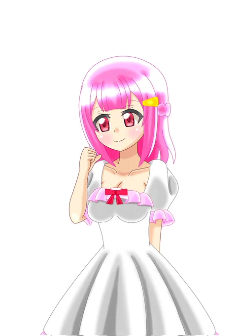 白ワンピの藤沢あかりちゃん #オリキャラ