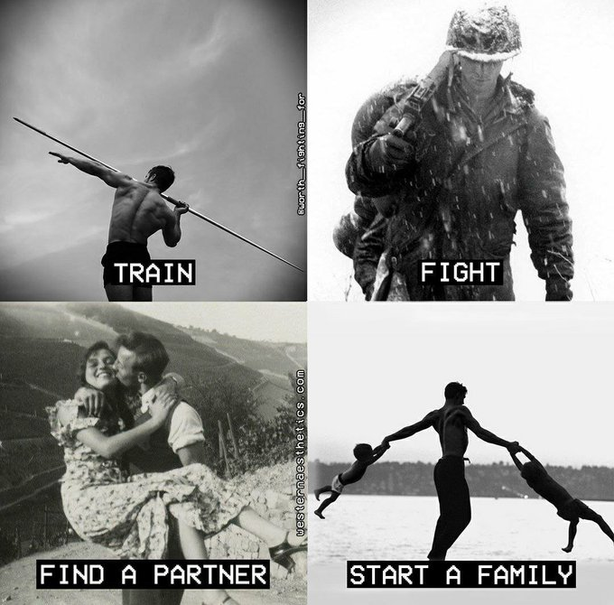 As a man, it's your duty to: