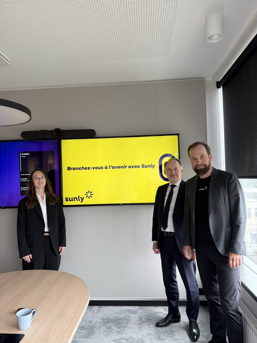 EmmanuelMignot2's tweet image. Very good meeting with @siiludus CEO of the 🇪🇪 company Sunly in particular on investments from 🇫🇷 @Mirova_RI in Sunly on #RenewableEnergies