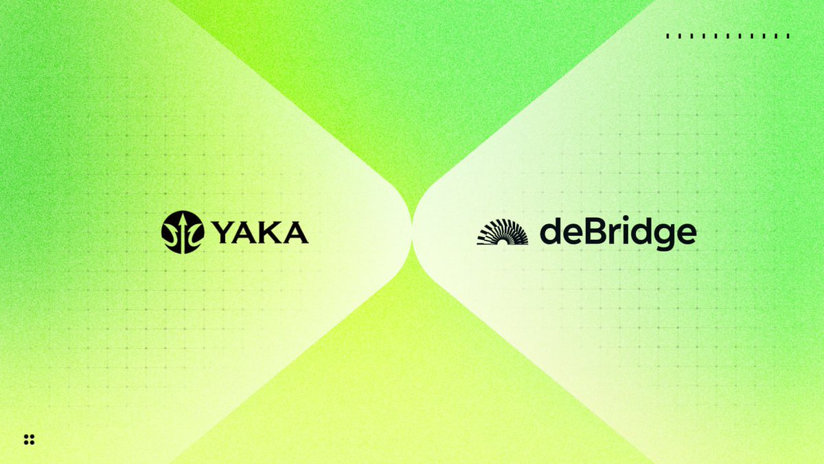 Yaka Bridge is here! Seamlessly move your assets to Sei and dive into Yaka,  faster, smoother, anytime, anywhere. Built in collaboration with @debridge,  the powerful cross-chain infrastructure connecting liquidity across DeFi.  Your