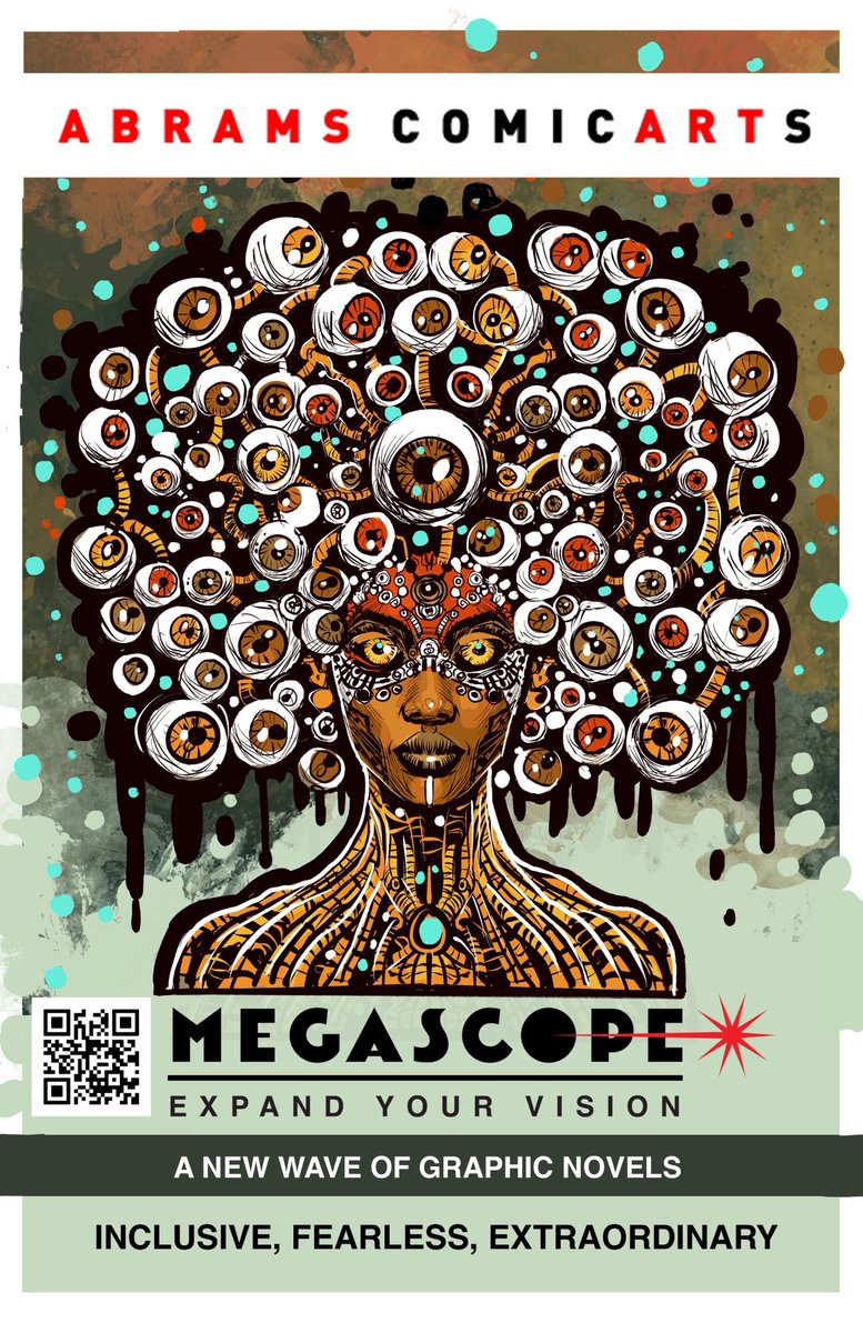 AbramsComicArts's tweet image. Megascope is inclusive, fearless and extraordinary!
Megascope is an imprint from @AbramsComicArts that is breaking boundaries, amplifying Black and diverse voices, and is proving the transformative power of inclusive storytelling!
It features titles across many different…
