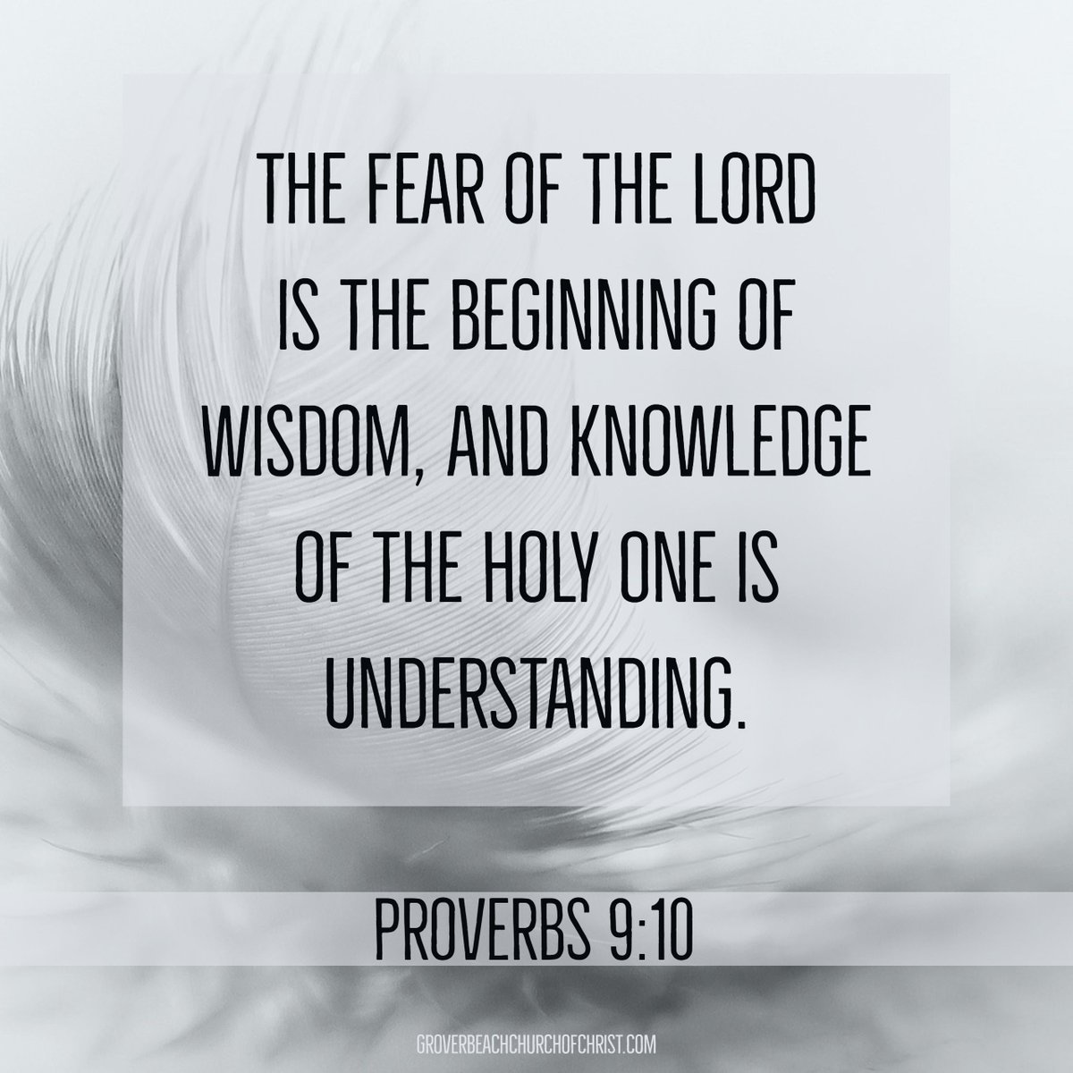 Grover Beach CofC ✝ (@gbcofc) on Twitter photo The fear of the Lord is the beginning of wisdom, and knowledge of the Holy One is understanding.
Proverbs 9:10
<a href="/Carole77777/">Carole</a>
<a href="/Stewart7Donna/">sparrow17</a>
<a href="/Revivenw2019/">Revive Northwest</a>
<a href="/Duckhuntinggrl/">Tracie Tatum</a>
<a href="/BobbySadler9/">Bobby Sadler</a>
<a href="/ScottyJWS/">Dr. James Scott, Jr.</a> The fear of the Lord is the beginning of wisdom, and knowledge of the Holy One is understanding.
Proverbs 9:10
<a href="/Carole77777/">Carole</a>
<a href="/Stewart7Donna/">sparrow17</a>
<a href="/Revivenw2019/">Revive Northwest</a>
<a href="/Duckhuntinggrl/">Tracie Tatum</a>
<a href="/BobbySadler9/">Bobby Sadler</a>
<a href="/ScottyJWS/">Dr. James Scott, Jr.</a>