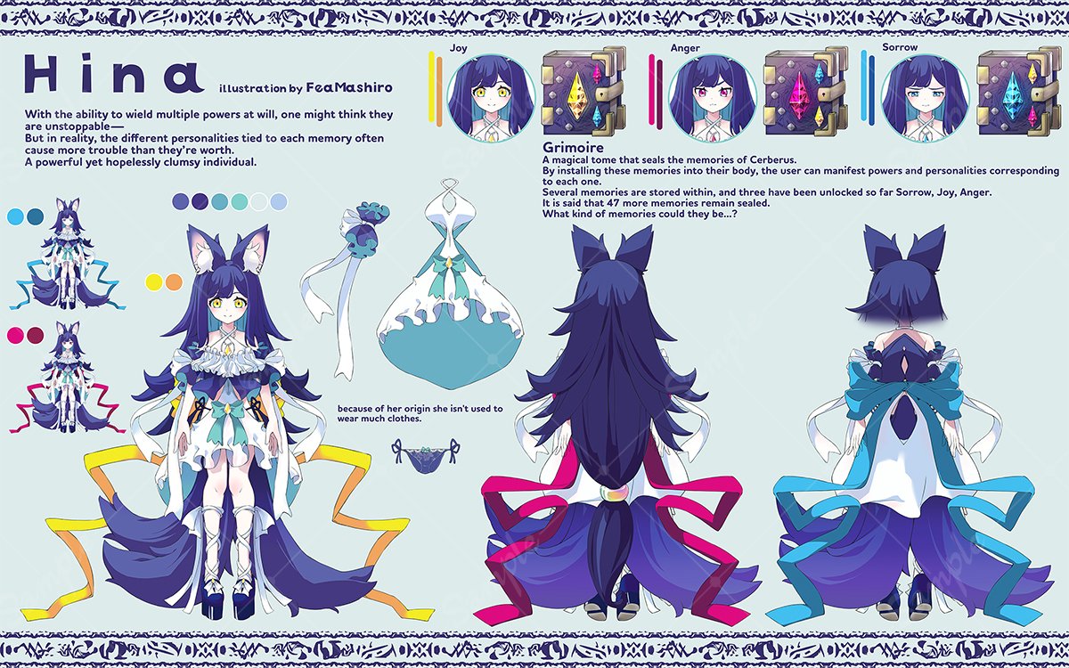 「Hello! I'm Fea, an illustrator from Japa」|真白フェア/FeaMashiroのイラスト