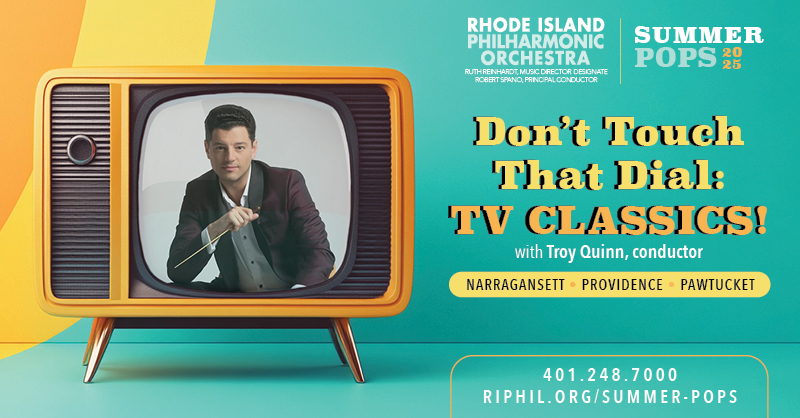 Looking forward to the weekend? We've got our first free Summer Pops concert this Friday at 8pm at The North Beach Clubhouse on Narragansett Beach! (Rain Date is Saturday at 8pm.) Visit riphil.org/summer-pops for more details!