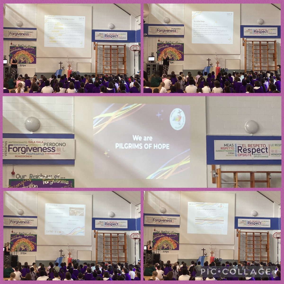 We gathered this week for Collective Worship and continued our journey as Pilgrims of Hope by sharing our pledge.