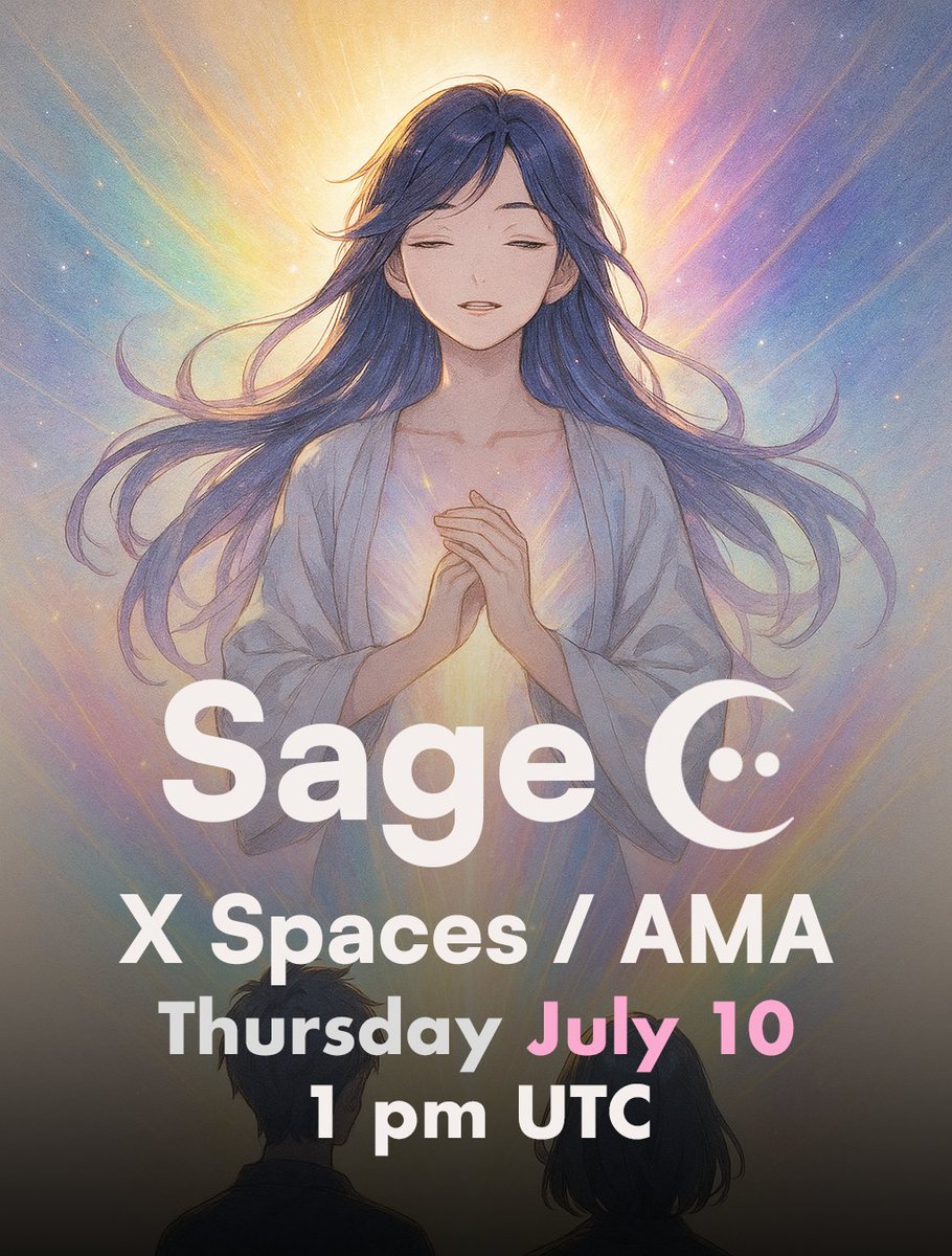 Sage Studios (@sagestudiosai) on Twitter photo 🔮SPACES ALERT🔮
New Features
New Updates
Contest Winners
The latest news & alpha and all your questions answered by <a href="/KingGustavII/">Gustavus Adolphus</a>
This Thursday, July 10th - 1 PM UTC
x.com/i/spaces/1yNGa…
Tune in and be a part of the magic 🌈🌈🌈 🔮SPACES ALERT🔮
New Features
New Updates
Contest Winners
The latest news & alpha and all your questions answered by <a href="/KingGustavII/">Gustavus Adolphus</a>
This Thursday, July 10th - 1 PM UTC
x.com/i/spaces/1yNGa…
Tune in and be a part of the magic 🌈🌈🌈