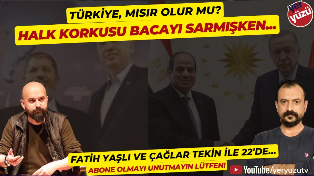 Çağlar Tekin (@mcaglartekin) on Twitter photo #Erdoğan ve #Bahçeli'nin #Özel'e, "#Ankara'ya dön" ve 'halksız siyasete devam et' çağrıları...
#MHP liderinin Mısır ve Mursi "yorum"u...
#FatihYaşlı (<a href="/fatih_yasli/">fatih yaşlı</a>) ile 22'de...
youtube.com/watch?v=hwuoWI… #Erdoğan ve #Bahçeli'nin #Özel'e, "#Ankara'ya dön" ve 'halksız siyasete devam et' çağrıları...
#MHP liderinin Mısır ve Mursi "yorum"u...
#FatihYaşlı (<a href="/fatih_yasli/">fatih yaşlı</a>) ile 22'de...
youtube.com/watch?v=hwuoWI…