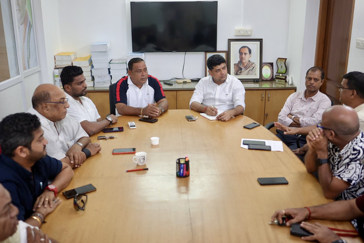 amitspatkar's tweet image. Had a focused and fruitful interaction with the Congress Block Committee of Margao.
Reviewed local issues, booth-level structure, and the way forward for strengthening our presence on the ground.

Appreciate the active participation of @INCSGoa District President @SavioDsilvaa,…