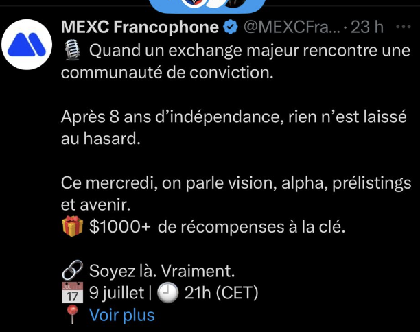 Fabien Aufrechter (@fabien_au) on Twitter photo Bonjour <a href="/AMF_actu/">AMF</a> <a href="/dgccrf/">DGCCRF</a>,
Après la loi #influenceurs et #MICA / #PSAN comment expliquer que des exchanges sans licences en #UE continuent ce type de pratiques marketing en France (notamment en marge de l'<a href="/EthCC/">EthCC - Ethereum Community Conference</a> - mais pas que) ?
Merci d'avance pour les actions à venir 🙏 Bonjour <a href="/AMF_actu/">AMF</a> <a href="/dgccrf/">DGCCRF</a>,
Après la loi #influenceurs et #MICA / #PSAN comment expliquer que des exchanges sans licences en #UE continuent ce type de pratiques marketing en France (notamment en marge de l'<a href="/EthCC/">EthCC - Ethereum Community Conference</a> - mais pas que) ?
Merci d'avance pour les actions à venir 🙏