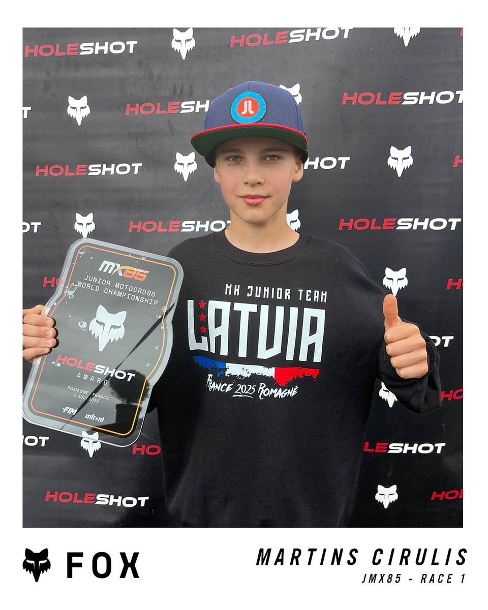 mxgp's tweet photo. FOX Holeshot winners 125cc - 85cc - 65cc classes | FIM Junior Motocross World Championship ๐
Watch the video here ๐ https://t.co/3eUale1dOu
#Mxjunior #MXGP #Motocross #MX #Motorsport https://t.co/W9CbvvlhtA
