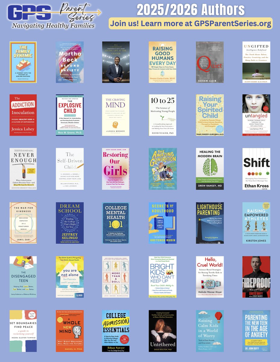 📘☀️ This is your official excuse to ditch doomscrolling and start joyscrolling through our GPS 2025–2026 Summer Reading list!

Whether you're raising teens, navigating tantrums, or preparing for college apps — these books by powerhouse authors like Martha Beck, Dr. Lisa Damour,
