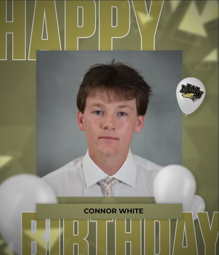 NWUFootball's tweet image. Wishing a Happy Birthday to #10 Connor White!

#FAITH