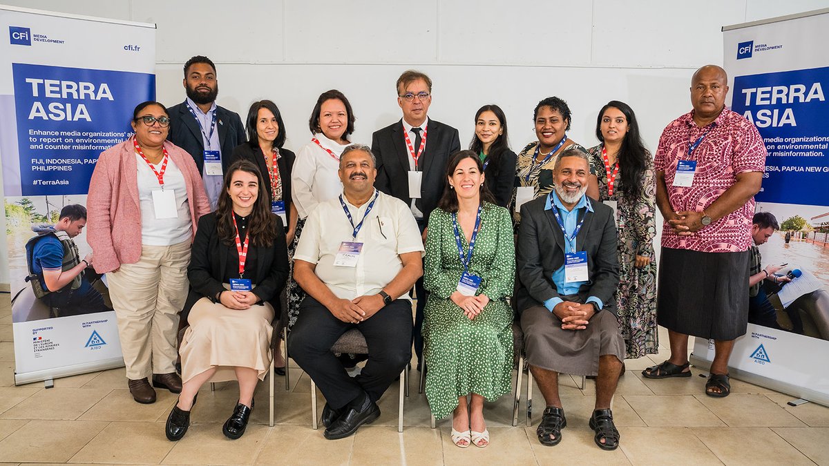 CFImedias's tweet image. 🔵 Terra Asia: Strengthening Environmental Journalism in the Indo-Pacific Region
🌏 The Terra Asia project, led by CFI with the support of the French Ministry for Europe and Foreign Affairs, has launched its activities in the Philippines, Indonesia, Papua New Guinea, and Fiji.…