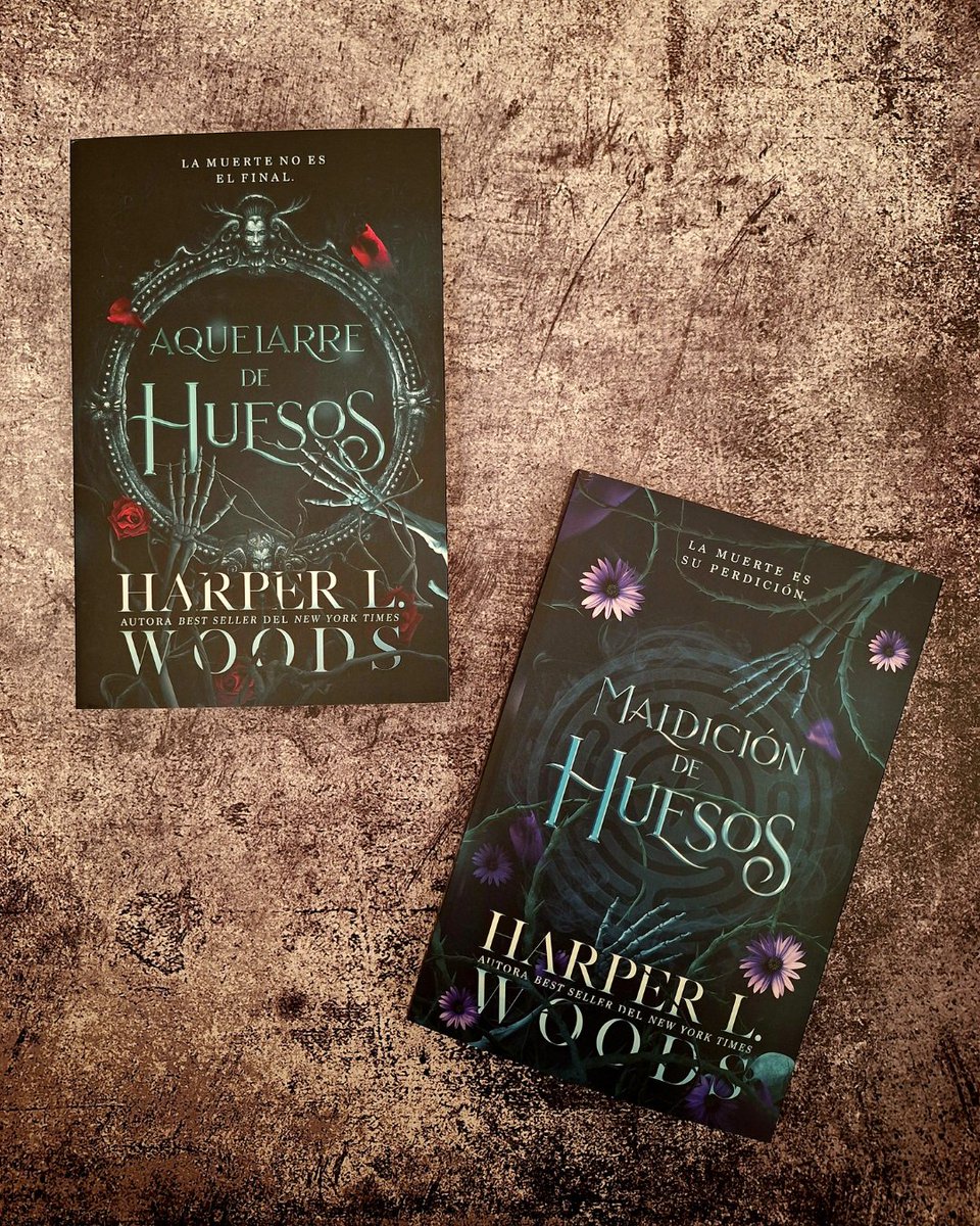 ¡Hoy sale a la venta #MaldiciónDeHuesos de Harper L. Woods!🥀🌙

Es hora de reencontrarnos con Willow y Gray en la segunda parte de #AquelarreDeHuesos...🔥🕯️

¡Preparaos para una lectura con más magia, deseo, secretos y decisiones imposibles!🦇☠️🦴

✍️Traducción de <a href="/avegacasiano/">Aitana Vega</a>.