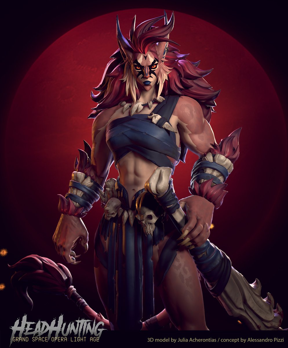 Hey #PORTFOLIODAY2025 
My name is Julia and I'm I make stylized characters for games!❤️‍🔥