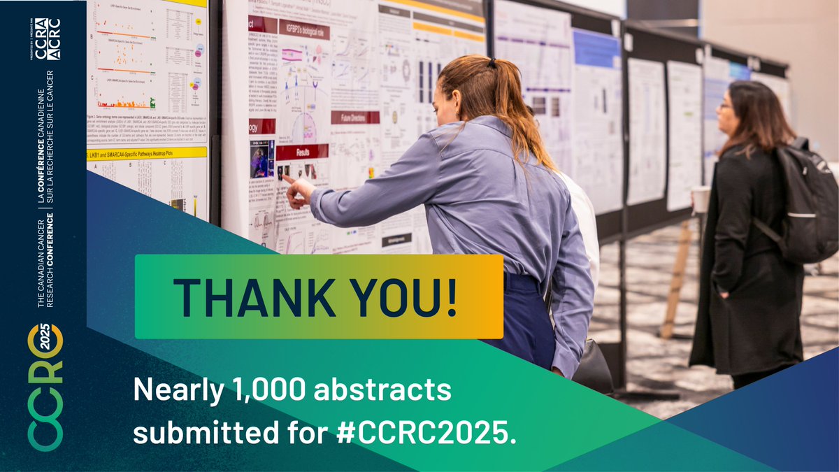 CCRAlliance (@ccralliance) on Twitter photo 🚨 Big news: Nearly 1,000 abstracts submitted for #CCRC2025!
A huge thank you to all the researchers who shared their work, we’re inspired by your passion and can’t wait to hear more about your work this November!
🗓️ November 2–4, 2025
📍 Calgary, AB
🔗 ccra-acrc.ca/conference/ 🚨 Big news: Nearly 1,000 abstracts submitted for #CCRC2025!
A huge thank you to all the researchers who shared their work, we’re inspired by your passion and can’t wait to hear more about your work this November!
🗓️ November 2–4, 2025
📍 Calgary, AB
đź”— ccra-acrc.ca/conference/