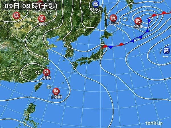 livedoornews's tweet image. 【警戒】あす9日に梅雨前線が復活か 東北・関東甲信・東海などで警報級の大雨のおそれ
news.livedoor.com/lite/article_d…
9日午後はあちらこちらで雨が降り、雷を伴って雨脚の強まる所がある見込み。土砂災害や低い土地の浸水、川の増水に警戒し、落雷や突風、ひょうにも注意が必要。
