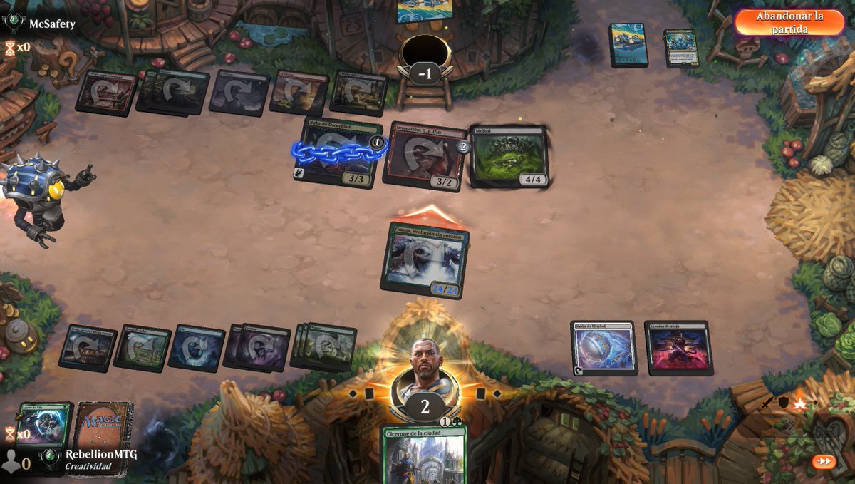 Después de toda la brasa que dió el video del pack de presentación... ¡sabía que algún día ganaría una partida con esto! xD

#lamentable #mtg <a href="/RebellionMTG/">Rebellion MTG</a>