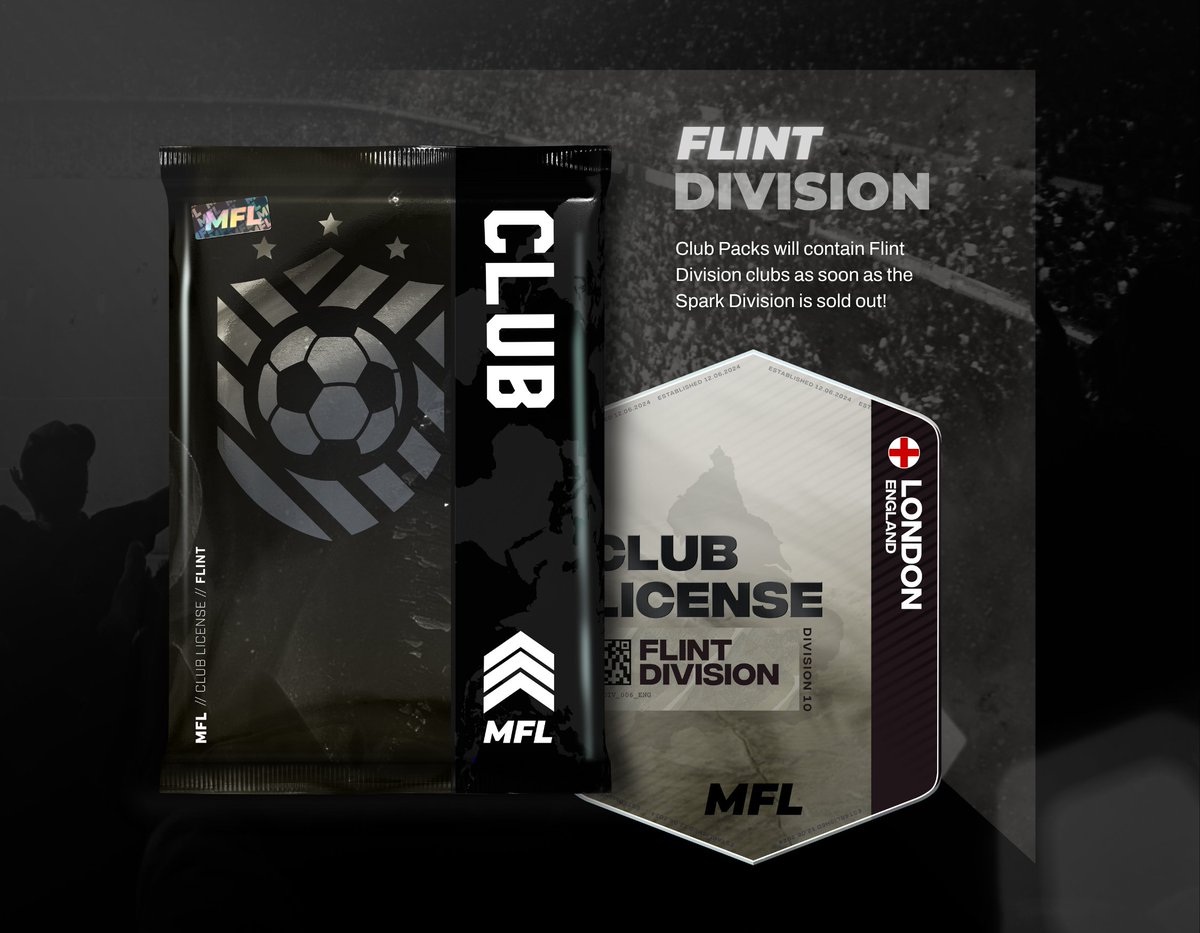 The Flint Division will succeed Spark.

Club packs will contain these new licenses once Spark clubs run out, and allow managers to compete in the 10th tier of the League pyramid 🔥