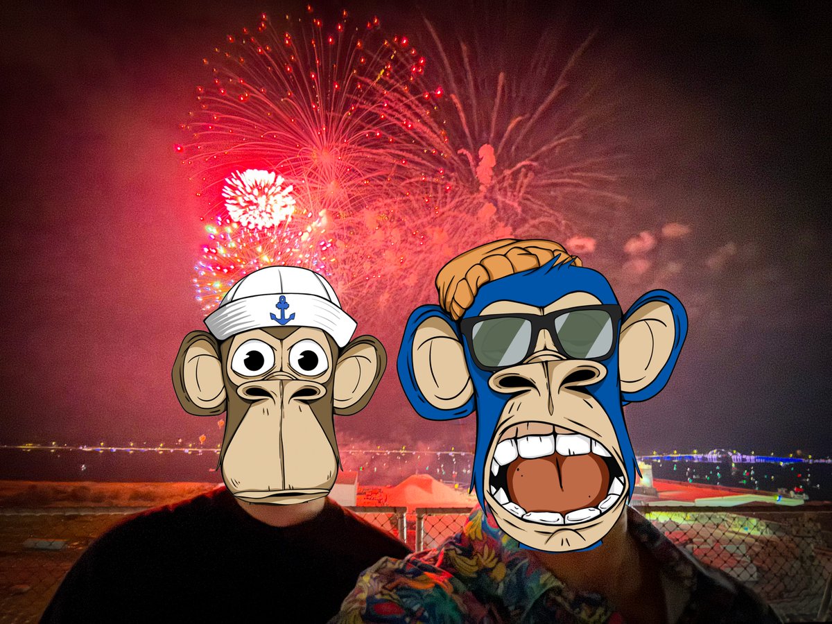 Got a call on the 4th from an OG Ape in town inviting the fam to watch the fireworks from the helipad of the largest ship I’ve ever seen.   

The Community is the Utility.