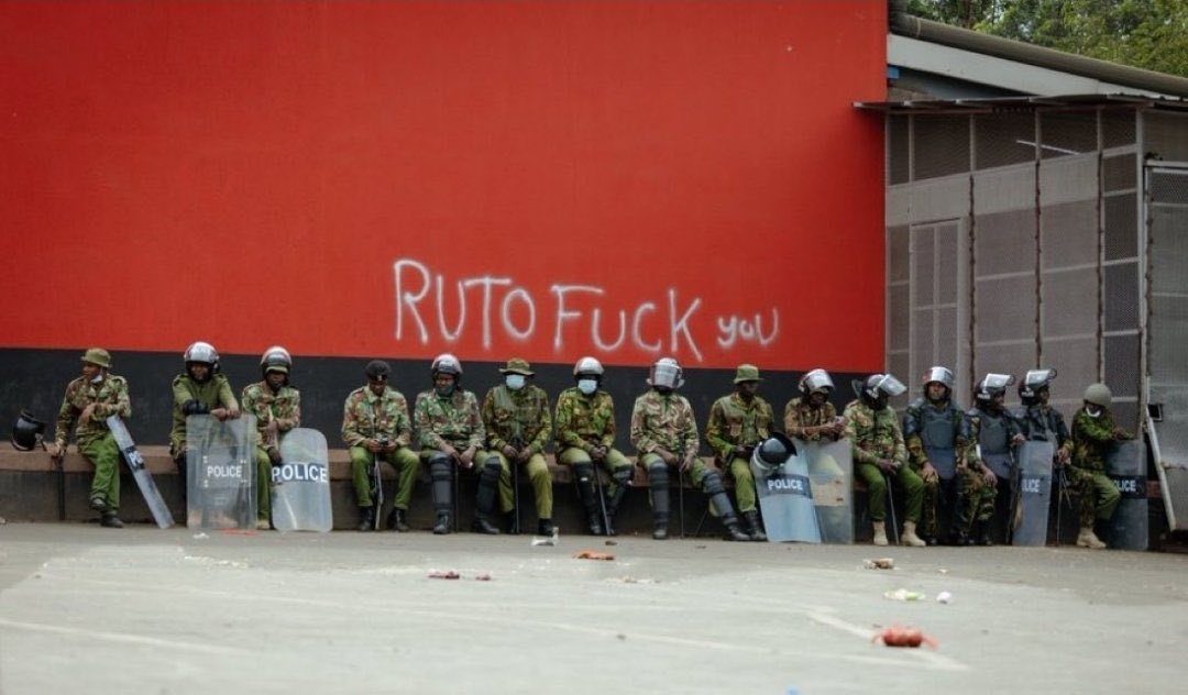 The police are making a very strong statement too. #WeAreAllKikuyus

Table #TuesdayMAANDAMANO Kipchumba Murkomen Tuesday is Tuesday