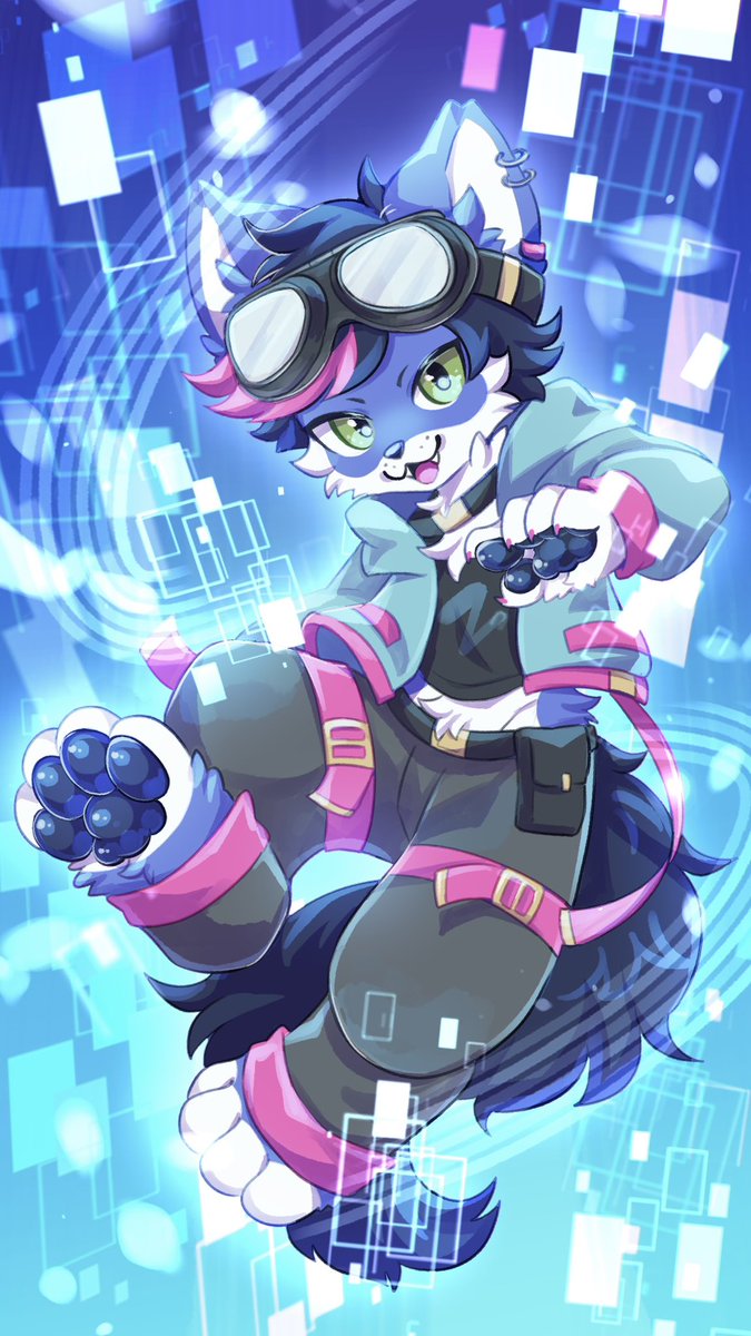 Cyberpunk Zane〜
#ケモノ #kemono #furryart ｜イラスト：<a href="/tsrdtn/">Hoshino</a>