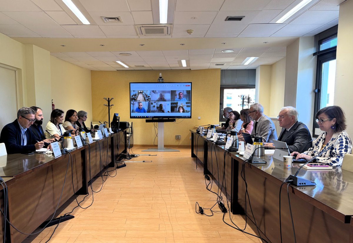 🆕El #CSN y <a href="/enusa_sa/">ENUSA</a> refuerzan su colaboración en licenciamiento, restauración ambiental e innovación tecnológica

⚛️Ambas instituciones han compartido nuevas iniciativas de I+D+i sobre tecnologías innovadoras aplicadas al ciclo del combustible nuclear

👉csn.es/noticias-csn/2…