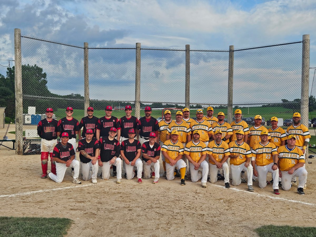 Lonsdale Jokers (@lonsdalejokers) on Twitter photo Jokers fall to <a href="/LakevilleLobos/">Lakeville Lobos</a> at Field of Dreams. Jokers get off to hot start highlighted by a <a href="/BagsBV/">Brian Vosejpka</a> 💣 into the corn. Lobos bats answer back and never look back.
Thanks to Joker fans who made the trip down to support us
Also a shout out to Louie. Great to see him at bat! Jokers fall to <a href="/LakevilleLobos/">Lakeville Lobos</a> at Field of Dreams. Jokers get off to hot start highlighted by a <a href="/BagsBV/">Brian Vosejpka</a> 💣 into the corn. Lobos bats answer back and never look back.
Thanks to Joker fans who made the trip down to support us
Also a shout out to Louie. Great to see him at bat!