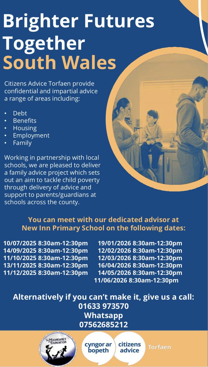We are thrilled to announce that an advisor from Citizens Advice will be based here at our school on a monthly basis to support our families! Our first session is this Thursday- no need to book…all welcome. See the poster below for further details! #community